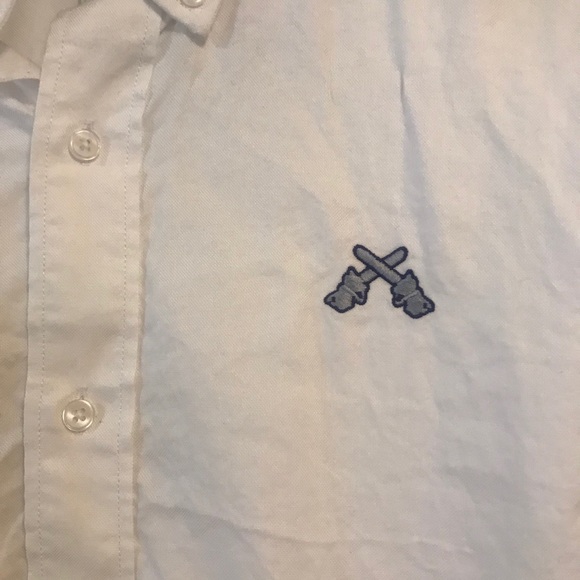 Chainsaw Shirt Button Down White Small Embroidered - Picture 9 of 16